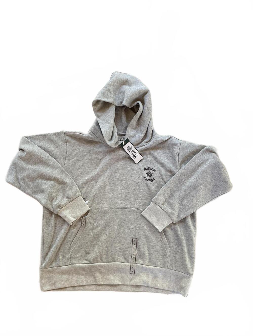 NWT Alpine Design AD Hike Pullover Hoodie Gray Heather Women’s Size Large